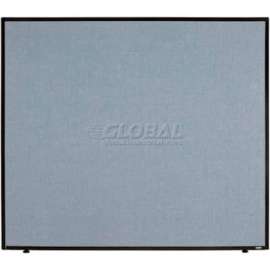 Interion Office Partition Panel, 48-1/4"W x 42"H, Blue