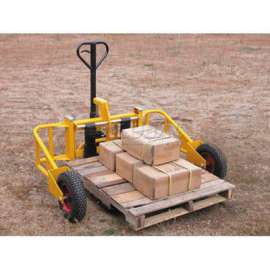 All Terrain Pallet Jack Truck ALL-T-2 32"L Forks 2000 Lb. Capacity