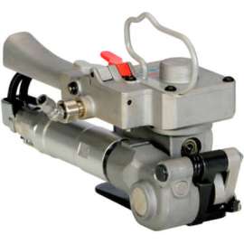 Hand Held Pneumatic Strapping Sealer for 5/8-3/4" Strap Width, Gray