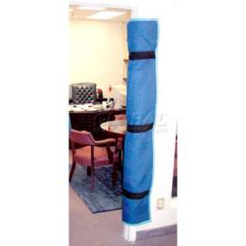 American Moving Supplies Padded Blue Quilted Fabric Door Jamb Protector FC1005
