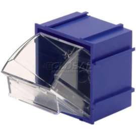 Quantum Tip Out Interlocking Bin QTB409 2-1/2 x 2 x 2-3/4 Blue