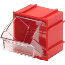 Quantum Tip Out Interlocking Bin QTB409 2-1/2 x 2 x 2-3/4 Red