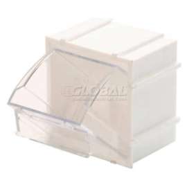 Quantum Tip Out Interlocking Bin QTB409 2-1/2 x 2 x 2-3/4 White