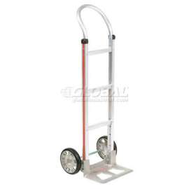 Magliner Aluminum Hand Truck Curved Handle Mold-On Rubber Wheels