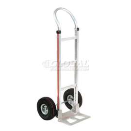 Magliner Aluminum Hand Truck Curved Handle Pneumatic Wheels