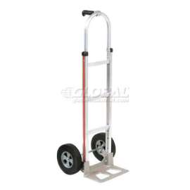 Magliner Aluminum Hand Truck Pin Handle Semi-Pneumatic Wheels