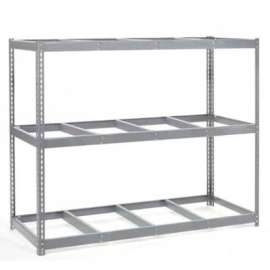 Global Industrial Wide Span Rack 96Wx24Dx84H W/ 3 Shelves No Deck 1100 Lb Capacity Per Level