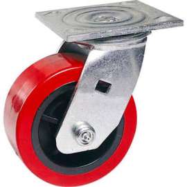Faultless Swivel Plate Caster 1498-8 8" Polyurethane Wheel