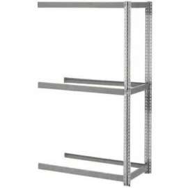 Global Industrial Expandable Add-On Rack 96x48x84, 3 Levels No Deck 800 Lb. Cap Per Level, GRY