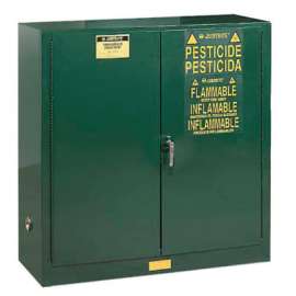 Pesticide Cabinet Manual Double Door 30 Gallon