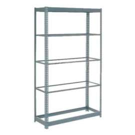 Heavy Duty Shelving 36"W x 18"D x 72"H With 5 Shelves - No Deck - Gray