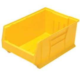 Quantum Plastic Hulk Stacking Bin, 16-1/2"W x 30"D x 11"H, Yellow