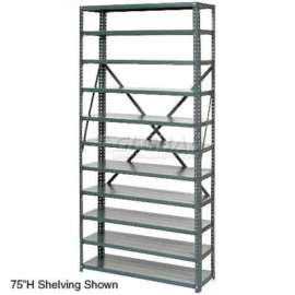 Global Industrial Open Style Steel Shelf - 6 Shelves No Bins 36"Wx18"Dx39"H Ready To Assemble