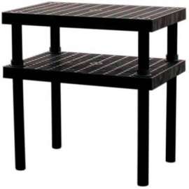 Plastic Workbench w/ Grid Top, 36"W x 24"D, Black