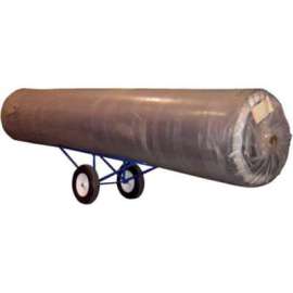 Portable Carpet Dolly Cart CARPET-45-FF with Flat-Free Casters 500 Lb.