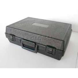 Plastic Protective Storage Cases with Pinch Tear Foam, 17"x12"x5-1/2", Black