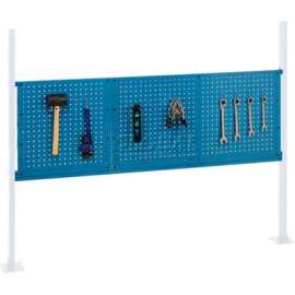 Global Industrial 18" & 36" Pegboard Panel Kit, 60"W, Blue