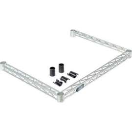 Nexel WF2436Z Poly-Z-Brite Three-Sided Wire Frame 36"W x 24"D