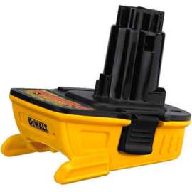 DeWALT DCA1820 Battery Adapter, 18 to 20 V Input, Battery Included: Yes, Includes: (1) 18 V to 20 V MAX Adapter