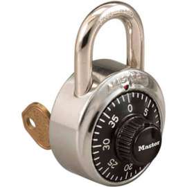 Master Lock No.1525STK Combination Padlock Key Access with 1 Control Key & Chart, Price Each