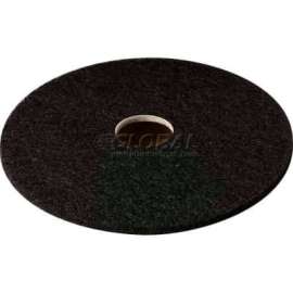 3M 12" Stripping Pad, Black, 5 Per Case