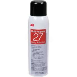 3M Multi-Purpose 27 Spray Adhesive, 20 Fl Oz Can, Net Weight 13.05 Oz, 62490649209