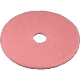 3M Eraser 20" Burnishing Pad, Pink, 5 Per Case