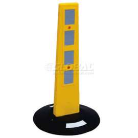 Reflective Poly Barricade Bollard Post
