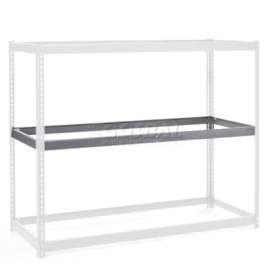 Global Industrial Additional Shelf, Double Rivet, No Deck, 72"W x 15"D, Gray