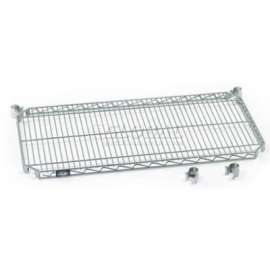 Nexel S1872AZ Poly-Z-Brite Quick Adjust Wire Shelf 72"W x 18"D