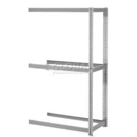 Global Industrial Expandable Add-On Rack 72x36x84, 3 Levels No Deck 750 Lb. Cap Per Level, GRY