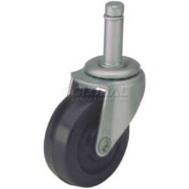 Algood Standard Series Chair Caster with Soft Rubber Wheel S803-375SX1SR - Stem Type A