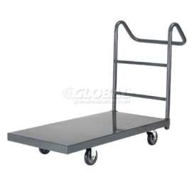Global Industrial Steel Deck Truck 72x36 1000 Lb. Cap. 5" Polyurethane Casters - Ergo Handle
