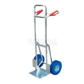 Aluminum Fold-Down Hand Truck Blue Flat-Free Wheels DHHT-250A-FD-UB 250 Lb. Cap.