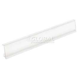 Nexel ABM24C-6 Clear Label Holder 24"W x 1-1/4"H With Paper Insert (6 Pc)