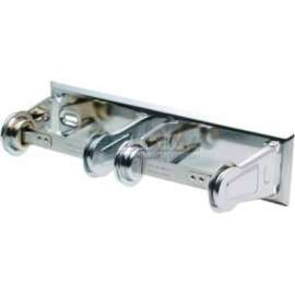 Frost Standard Double Toilet Tissue Holder - Chrome - 150