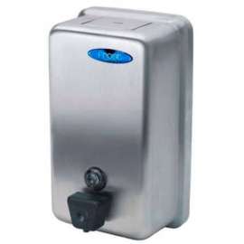 Frost Wall Mount Manual Vertical Liquid Soap Dispenser - Stainless - 708A