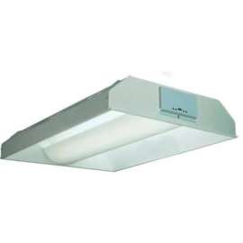 Lithonia 2AV G 2 CF40 MDR MV GEB10RS Compact Fluor. w/ Grid Trim 40w Tt5 Metal Diffuser w/ Holes