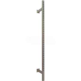 Slotted Wall Standard, Satin Nickle