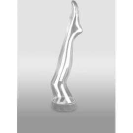 Transparent Mannequin, Leg, 27-1/2"H