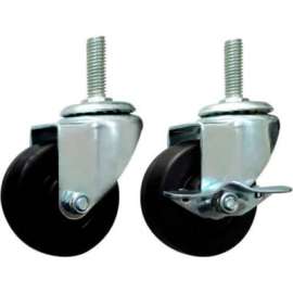 Locking Caster for PL Pipe Rack System 3" Diameter