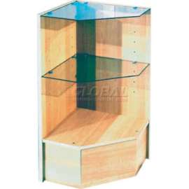 Pentagonal Corner With Glass, Maple