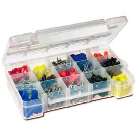 Akro-Mils Small Clear Dividable Storage Case 05705, 8-5/8x5-1/8x1-5/8