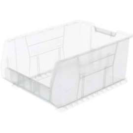 Akro-Mils Super-Size AkroBin Plastic Stacking Bin, 16-1/2"W x 23-7/8"D x 11"H, Clear