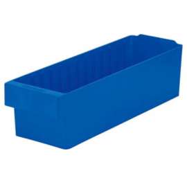 Akro-Mils Dividable Akrodrawer 31168 - 5-9/16"W x 17-5/8"D x 4-5/8"H, Blue