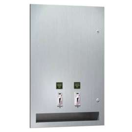 ASI Surface Mounted Tampon and Napkin Dispenser - 0864-F