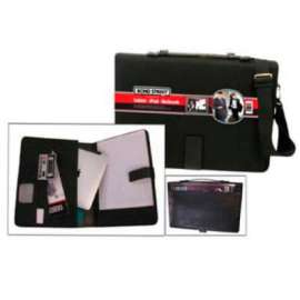 Bond Street All-in-One Tablet/iPad Organizer with Writing Pad, Charcoal
