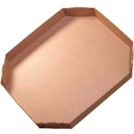 Global Industrial Octagon Bulk Bin Lids, 46"L x 38"W x 6"H, Kraft
