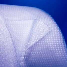 Perforated Air Bubble Roll, 48"W x 375'L x 5/16" Thick, Clear, 1 Roll