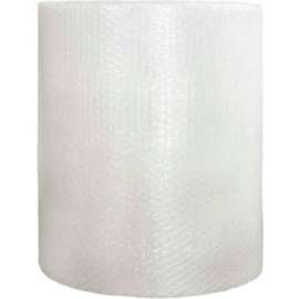 Global Industrial HD Non Perforated Bubble Roll, 48"W x 250'L x 1/2" Thick, Clear